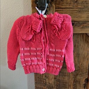 Handmade sweater and booties